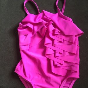 Old Navy swimsuit Fuchsia 18 months 24months 18-24